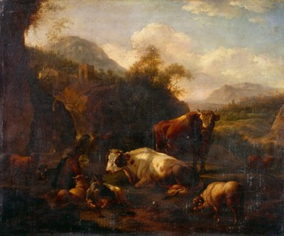 Landscape by Johann Heinrich Roos